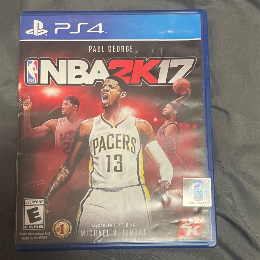 NBA 2K17 PS4 Game - Blue Case